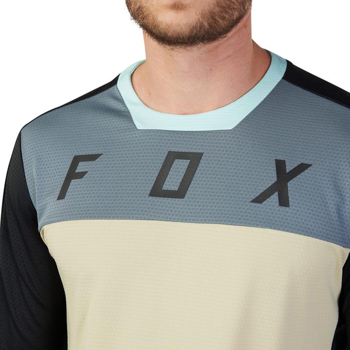 Actual product image Fox Jersey 23 Defend Ls Cekt Oat M (M)