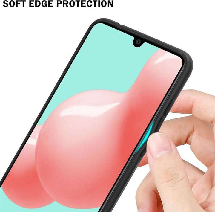 Actual product image Cadorabo TPU Striped Glass Cover (Samsung Galaxy A41)