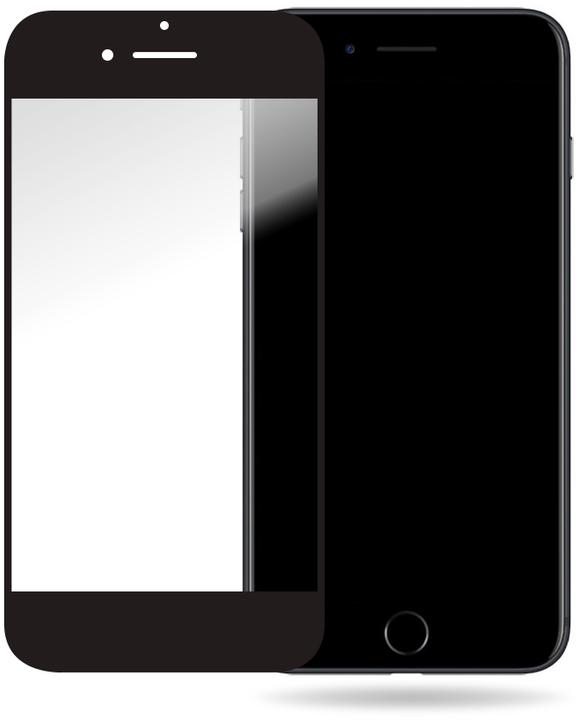 Actual product image Mobilize Black frame glass (1 Piece, Apple iPhone 6s Plus, Apple iPhone 6 Plus, Apple iPhone 8 Plus, Apple iPhone 7 Plus)