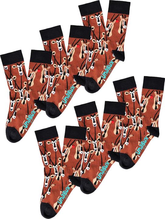 Actual product image Unabux Leisure socks GRUMBLE IN THE JUNGLE (pack of 6, 37 - 40)