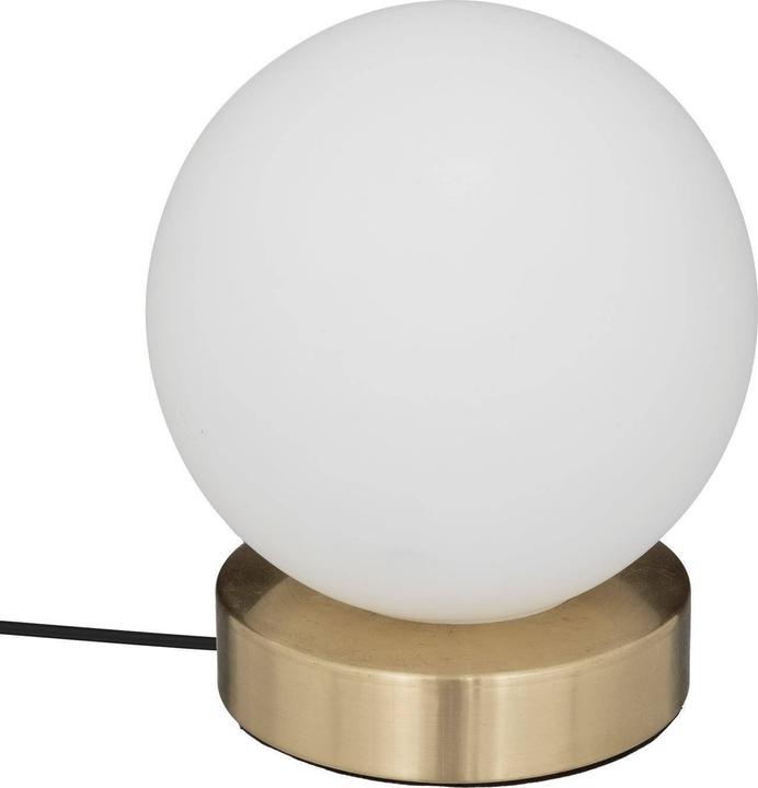 Image du produit Atmosphera Lampe boule dris dore h16, blanc