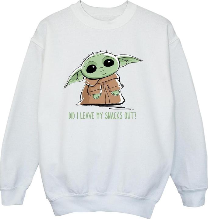 Produktbild Star Wars The Mandalorian Grogu Snacks Meme Sweatshirt Jungen (128)