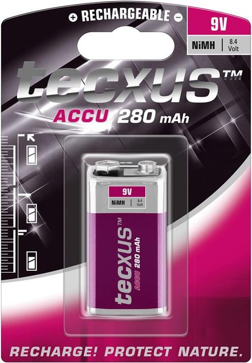Produktbild Tecxus 9V Block/6HR61 - 280 mAh (9V Block, 280 mAh)