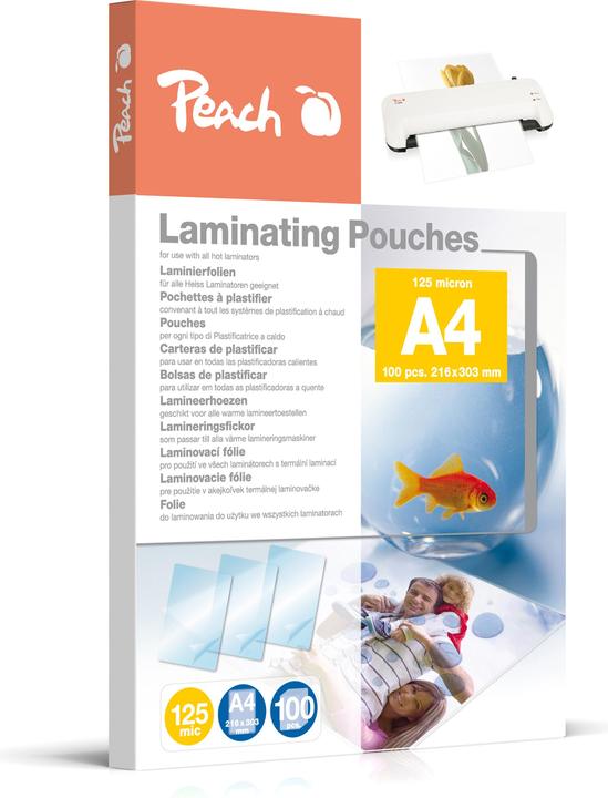 Actual product image Peach Pp525-02 (A4, 100 Piece, 125 µm)