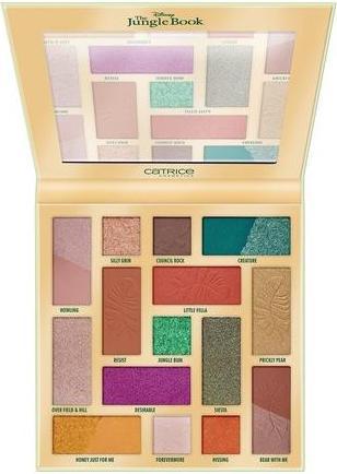 Actual product image Catrice Disney The Jungle Book Eyeshadow Palette 15 Colors Natural Intense Vegan (#020 Stay In The Jungle)