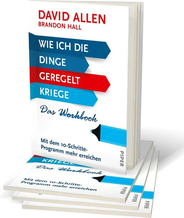 Actual product image Wie ich die Dinge geregelt kriege – Das Workbook (German, David Allen, 2021)