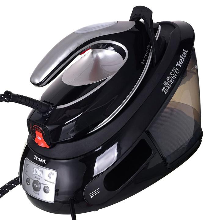 Actual product image Tefal SV806 1.8 L Durilium AirGlide Autoclean soleplate Black, Silver (2800 W, 450 g/min)