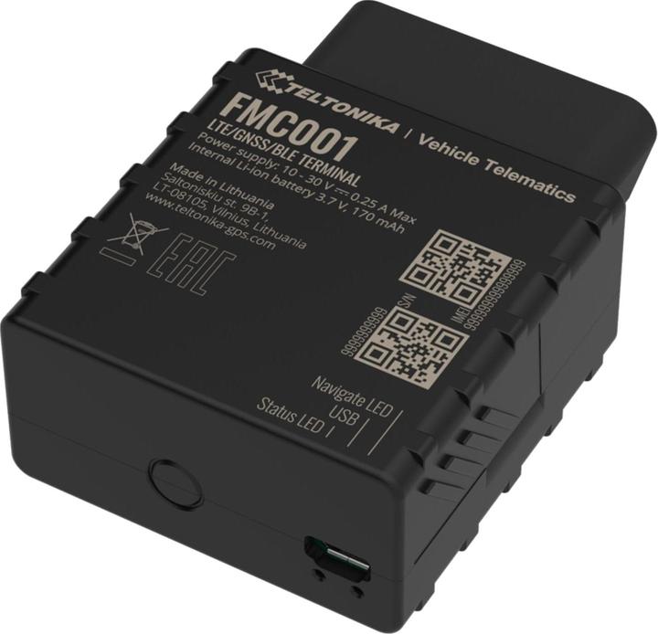 Produktbild Teltonika FMC001 - LTE Cat. 1 Fortschrittlicher Plug-and-Play-Tracker mit Bluetooth
