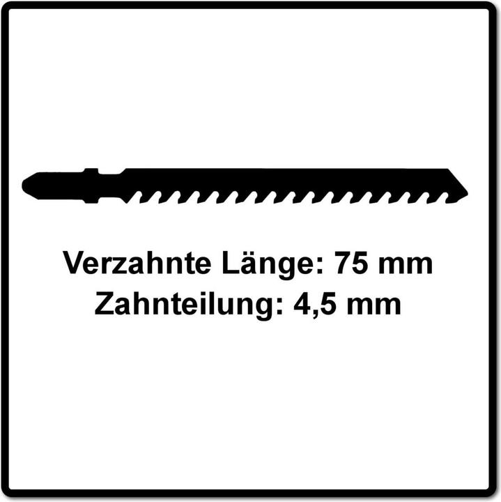 Immagine prodotto Festool HM 75/4,5/2 Lama seghetto - 2 unità ( 2x 204343 )