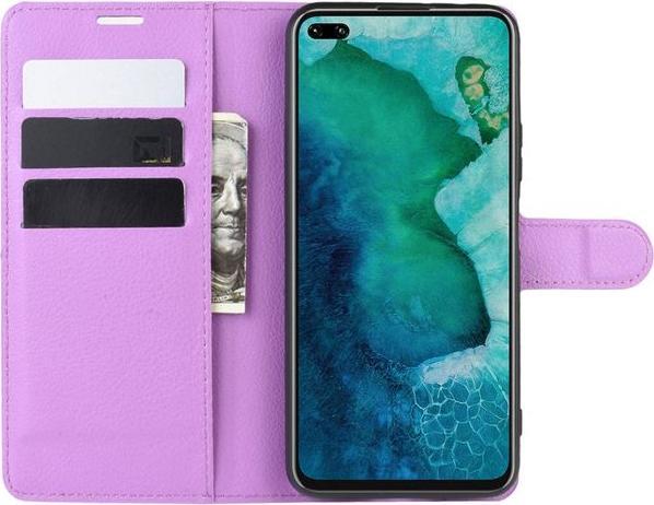 Actual product image MU Classic Litchi Leather Bookcover Series (Honor V30, Honor V30 Pro)