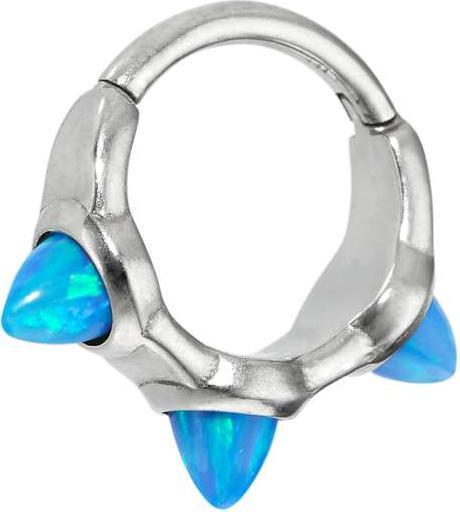 Produktbild Bijouteria Ohrpiercing (Synthetischer Opal, Chirurgenstahl 316L)