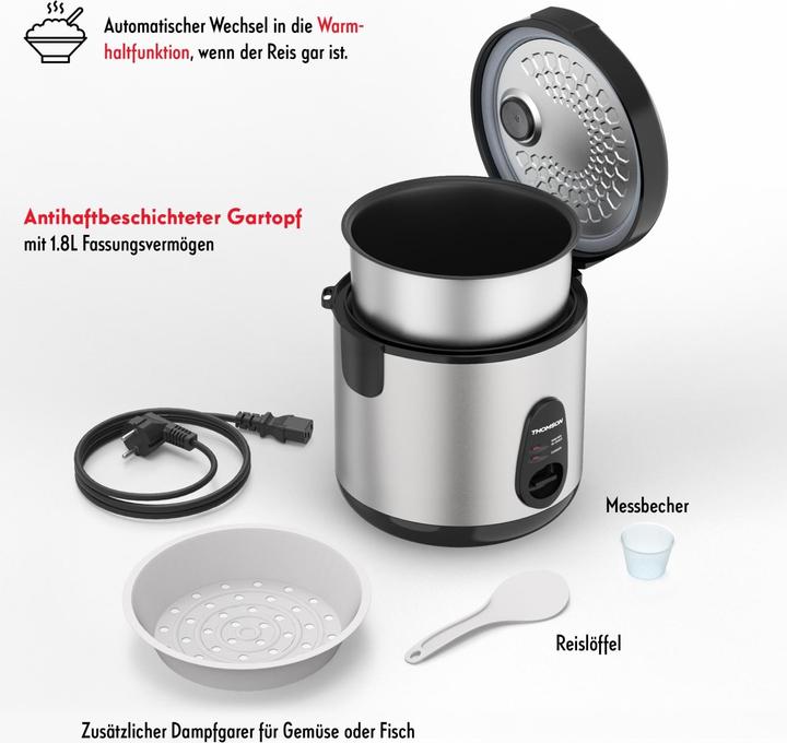 Image du produit Thomson Cuiseur à riz 1.8L (Prise UE)