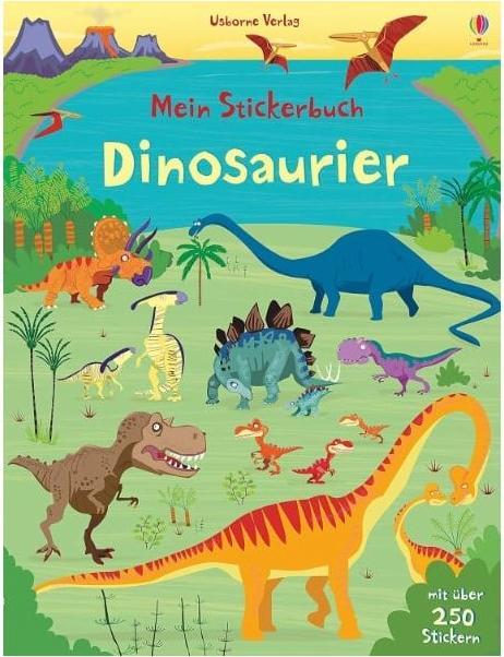 Immagine prodotto Mein Stickerbuch: Dinosaurier (Tedesco, Fiona Mare dei Wadden, 2016)