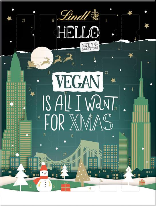 Image du produit Lindt Calendrier de l'Avent Hello Vegan (228 g)