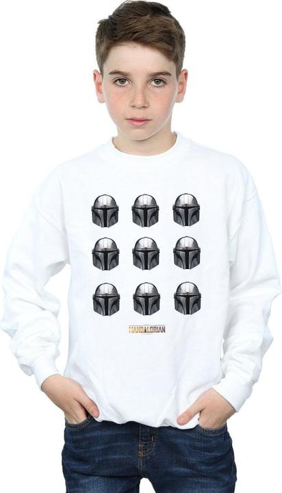 Produktbild Star Wars The Mandalorian Helmet Pattern Sweatshirt Jungen (104)