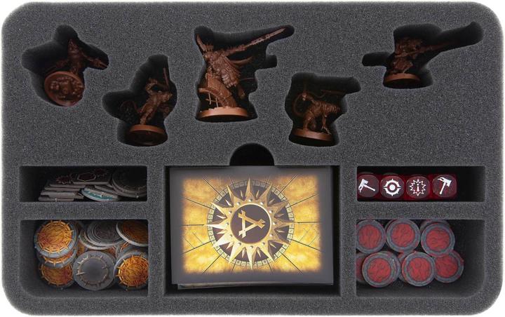 Actual product image Feldherr LBM18 - Storage box FSLB150 for 6 Warhammer Underworlds Shadespire warbands (Foam material)