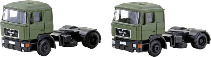 Actual product image Hobbytrain Set of 2 MAN F90 SZM, 3-axle, olive
