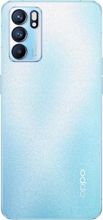 Immagine prodotto OPPO Reno6 (128 GB, Arctic Blue, 6.43", Doppia SIM, 64 Mpx, 5G)