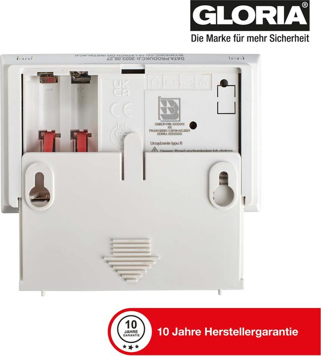 Produktbild Gloria Haus und Garten 002518.0571 Kohlenmonoxid-Melder batteriebetrieben detektiert Kohlenmonoxid