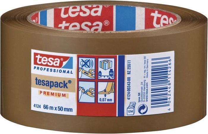 Produktbild tesa tesapack ULTRA STRONG Paketklebeband - PVC Packband für festes Verpacken und sicheres Bündeln (50 mm)