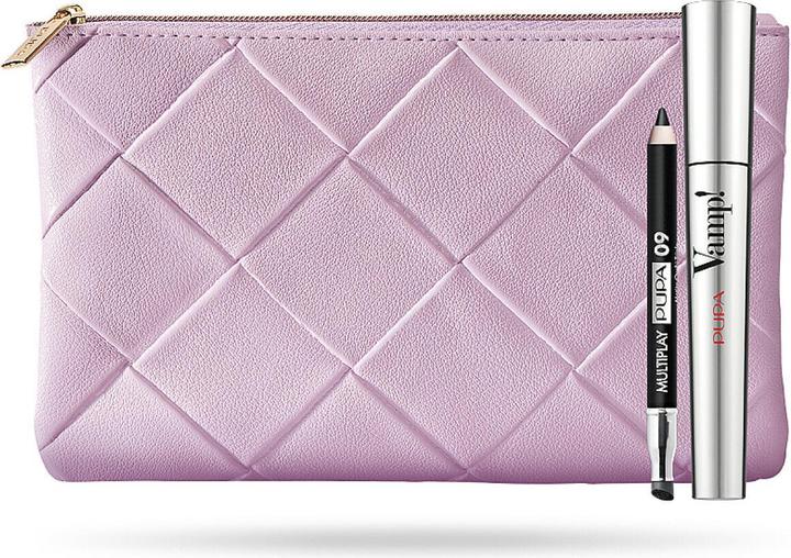 Pupa Milano Pupa Vamp Paraben-Free Extra Volume Mascara And Multiplay Double-Ended Eyeshadow Kajal Eyeliner Set