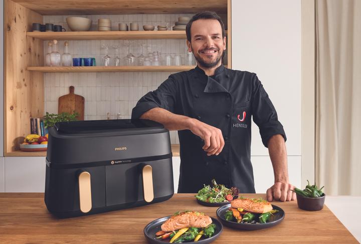 Productafbeelding Philips Airfryer Dual Basket NA352/00 (EU-stekker)