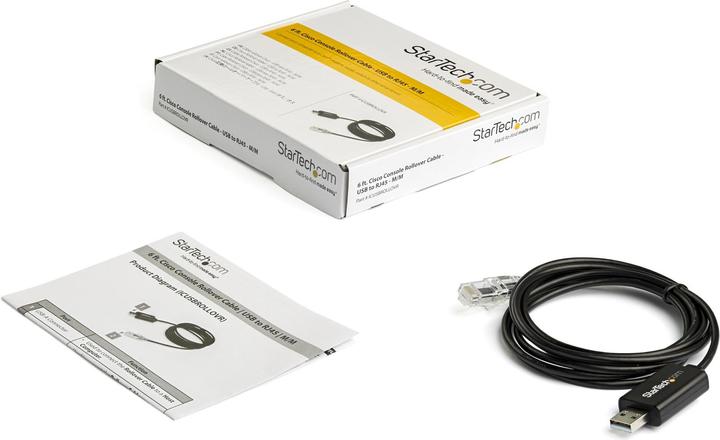 Actual product image StarTech Cisco USB Console Cable (1.80 m, USB 2.0)