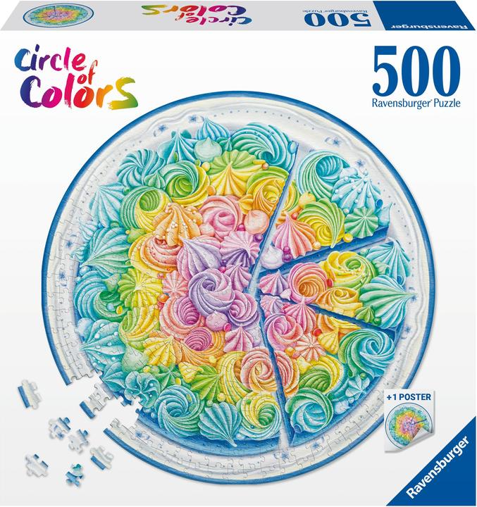 Produktbild Ravensburger Circle of Colors Rainbow Cake (500 Teile)