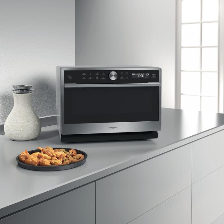 Produktbild Whirlpool MWSC 9133 SX Kombi-Mikrowelle mit flacher Oberfläche 33 L 1000 W Schwarz, Edelstahl (33 l)