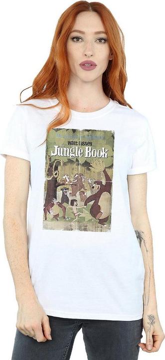 Image du produit Disney Femme/Les femmes - T-shirt boyfriend en coton avec affiche rétro (M)