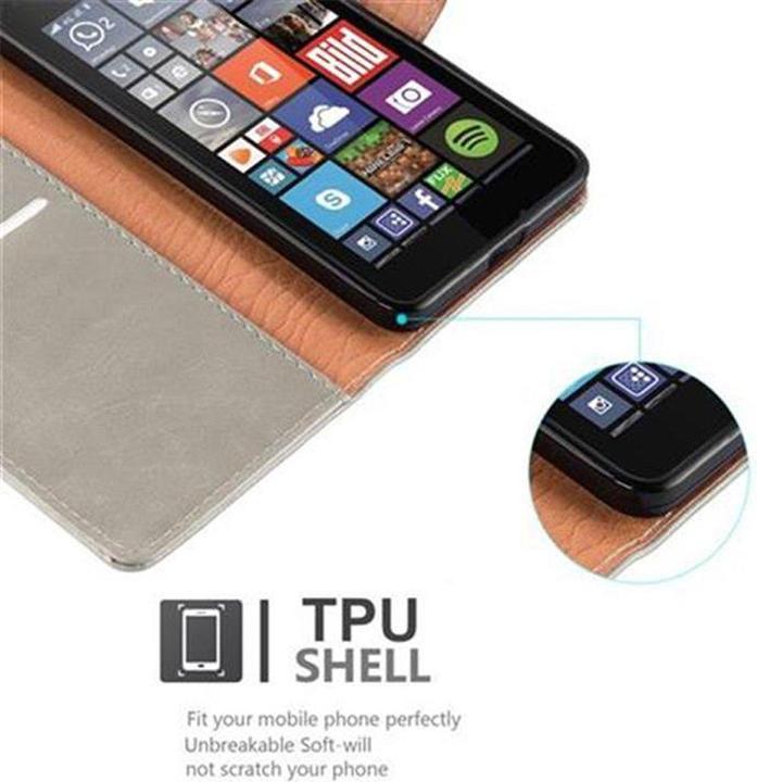 Produktbild Cadorabo Book Luxury Cover (Microsoft Lumia 640)