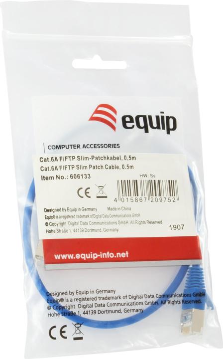 Immagine prodotto equip Cavo patch (F/FTP, CAT6a, 0.50 m)