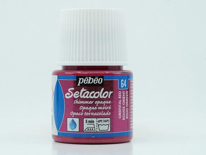 Image du produit Pebeo Setacolor opaque (Rouge oriental chatoyant, 45 ml)