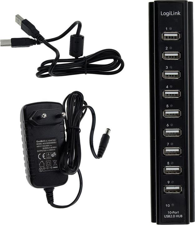 Produktbild LogiLink UA0096 (USB-A, 10 Ports)