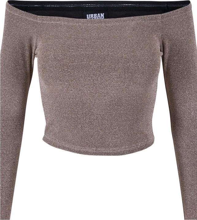 Immagine prodotto Urban Classics Ladies Off Shoulder Glitter Longsleeve (4XL)