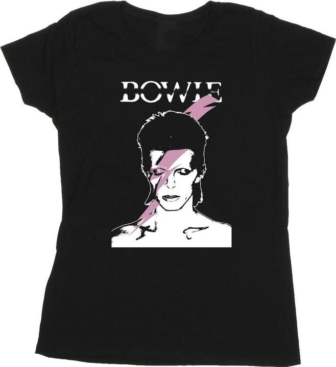 Immagine prodotto David Bowie Pink Flash Maglietta Donna (XXL)