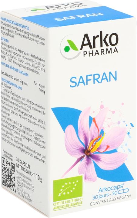 Actual product image Arkopharma Arkocaps Bio Safran Kapseln (30 Piece, Capsules, 30 g)