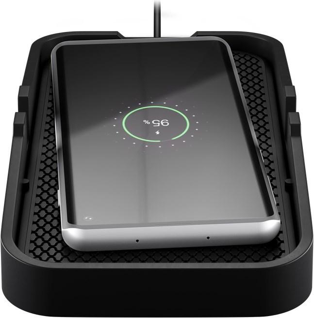 Immagine prodotto Goobay Caricabatterie rapido per auto wireless da 15 W (15 W)