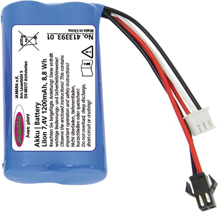 Produktbild Jamara Akku Muldenkipper Mercedes-Benz Arocs Metal 1:20 2,4GHz Li-Ion 7,4V 1200mAh 8,88Wh (7.40 V)