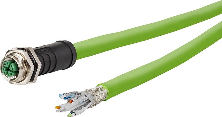 Immagine prodotto Metz Connect Cavo di collegamento M12 (S/FTP, CAT6a, 1 m)