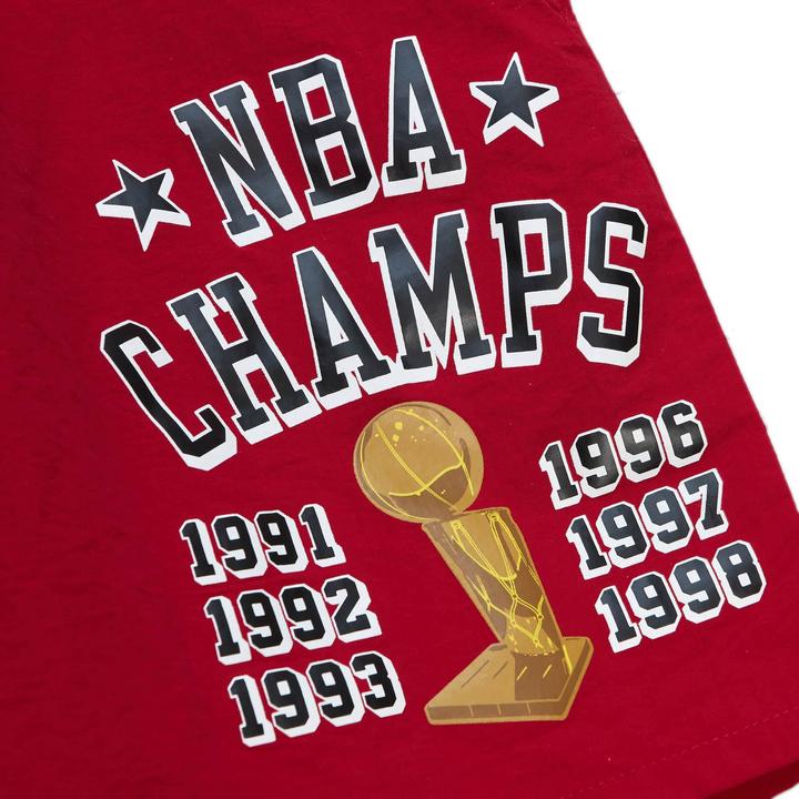 Actual product image Mitchell & Ness M&N Team Heritage Woven Shorts Chicago Bulls - XXL (XXL)