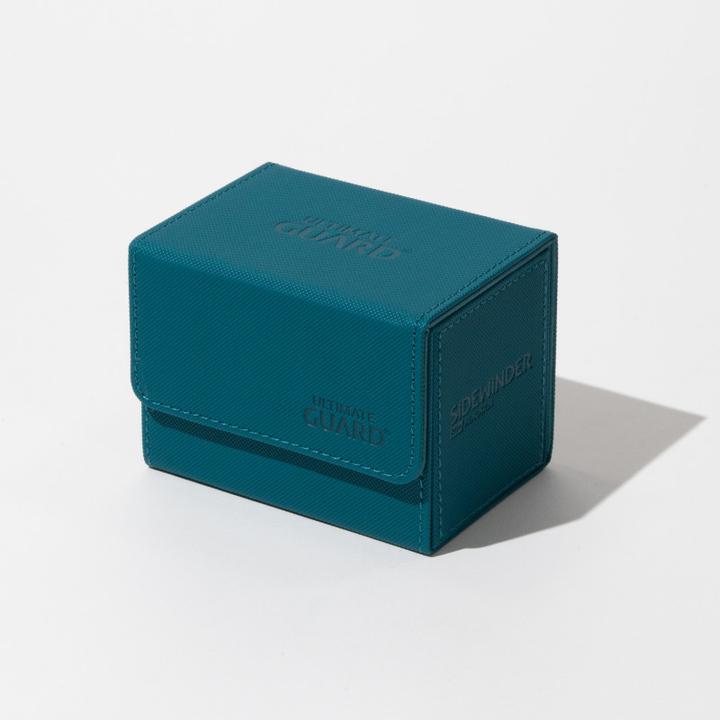 Produktbild Ultimate Guard Kartenbox XenoSkin Sidewinder Monocolor 80+ Petrolblau