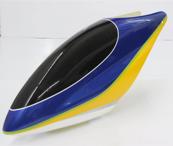Produktbild Jamara Kabinenhaube 600er Heli's GFK schwarz,blau,rot,weiss