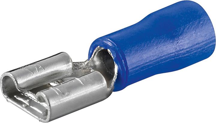 Goobay Flachsteckhülse, Blau