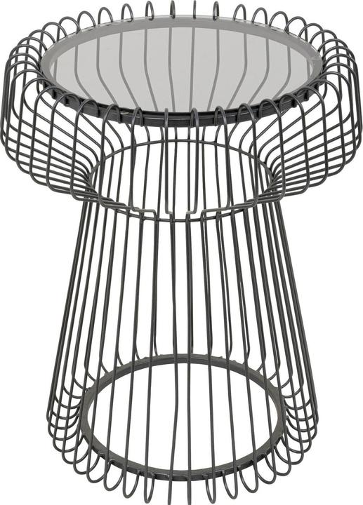 Produktbild Kare Design Beistelltisch Lisboa Schwarz Ø38cm