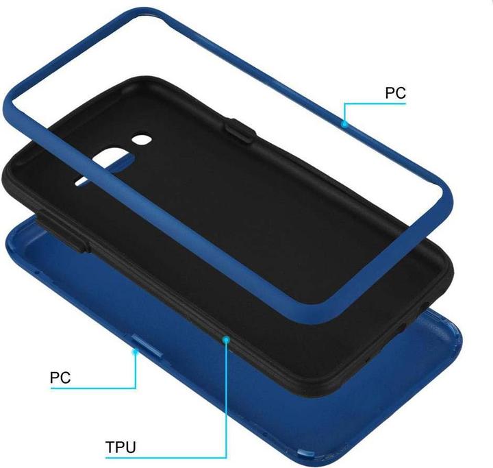 Actual product image Cadorabo Hybrid 3-in-1 (3-piece) Cover (Samsung Galaxy J7)
