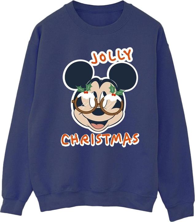 Produktbild Disney Mickey Mouse Jolly Christmas Glasses Sweatshirt (5XL)