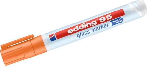 Actual product image Edding Felt-tip glass marker 95 (Orange, 3 mm, 1 x)
