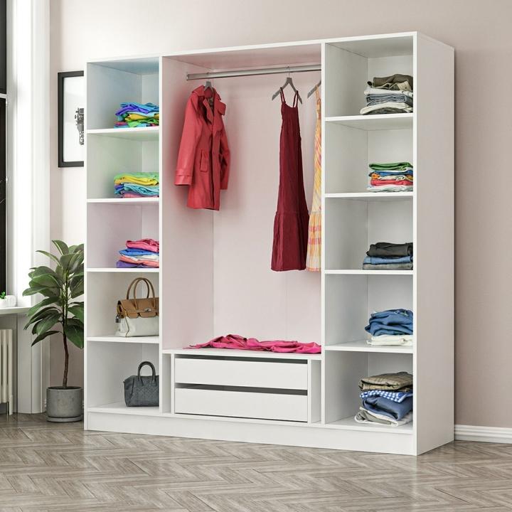 Immagine prodotto Skye Decor Kale Mirror Four Door Wardrobe