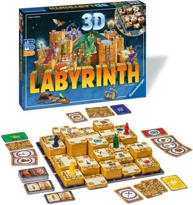 Actual product image Ravensburger The Crazy Labyrinth (English, French, Italian, German)